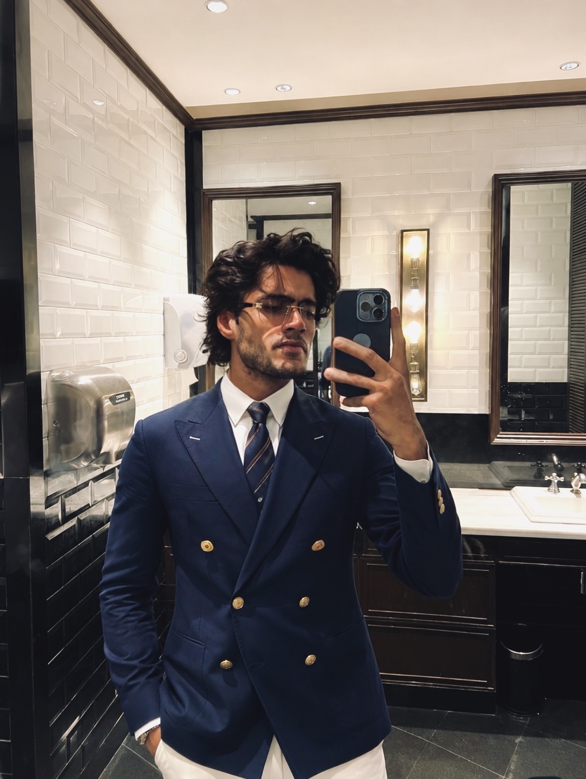 Atharva Sharma minimal casting attire and clean presentation check in mirror